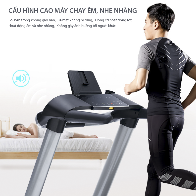 Máy chạy bộ điện chuyên dụng cho phòng tập thể hình